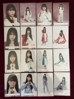 櫻坂46 中川智尋 生写真20種コンプ 摩擦係数 新参者 ギンガムチェック
