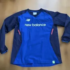 new balance 青 長袖 ピステ