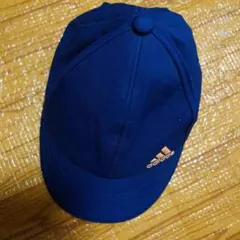 adidas 濃紺 キャップ　54-57cm 子供用