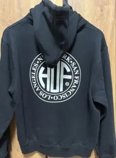 HUF ブラック パーカー s