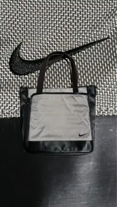 00s NIKE ナイキ バッグ 手提げバック グレー y2k ギミック 黒