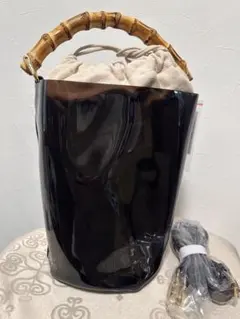 エバゴス どんぐり 巾着型2WAY オイルショルダー 黒 - メルカリ