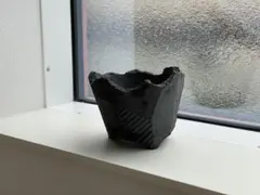 N/OH 澪標 XS(3号) コロ鉢 植木鉢 作家鉢 2個セット N/OH 澪標 XS(3号) コロ鉢 植木鉢 作家鉢 2個セット N/OH