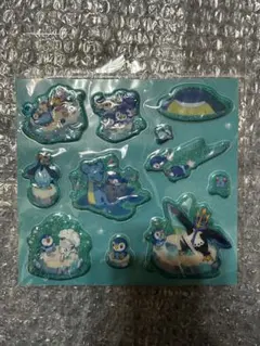 【ポケモン】キラキラぷっくりシール Pochama's Daily Life