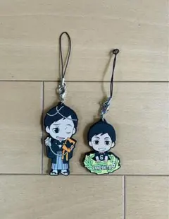 ハイキュー‼︎ 縁下 力　きゅんキャラ　ラバーストラップ　2個セット