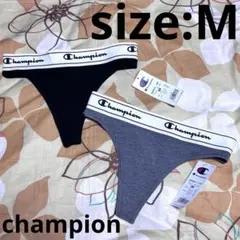 新品 ☆ champion ☆ Tバックパンツ2枚セット ☆ レディース ☆ M