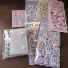 シール5枚とシール帳とリフィル10枚セット