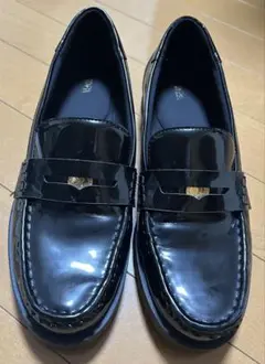 ZARA プラットフォームペニーローファー　40