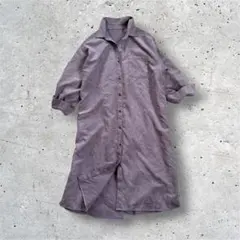 コーデュロイシャツワンピース