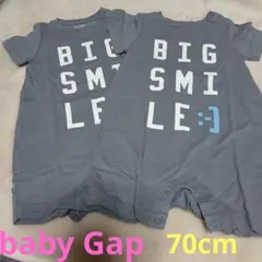 バナナ様専用　baby Gap 半袖ロンパース2枚UNIQLOロンパースセット