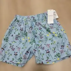 花柄ハーフパンツ 新品タグ付き　120cm