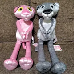 ☆ 激レア ピンクパンサー ぬいぐるみ 2点セット ☆ ピンクパンサー＆パルズ 2L BIGぬいぐるみ 2種セット ガールズ