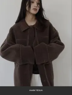 リバーシブルボアアウターコート