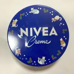 ニベア青缶　猫柄　ネコ柄　ねこ柄　新品未使用　169g NIVEAクリームのサムネイル