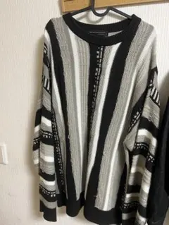 オーバーサイズニット ブラック・ホワイト・グレー