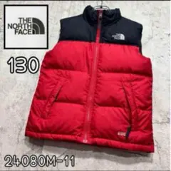 ☆人気　ノースフェイス　ダウンベスト　600フィル　キッズ　ブラック　130