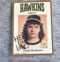 ストレンジャーシングス　ポテトスナック　ダスティン　ステッカー　シール