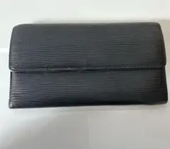 LOUIS VUITTON エピレザー ブラック 長財布 - メルカリ