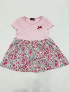 BeBe ワンピース ピンク 花柄 80cm