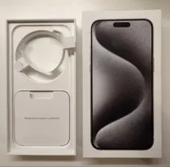 iPhone 15 Pro Max チタニウムホワイト　箱のみ