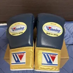 希少 箱付き 旧ロゴ Winning ウイニング ボクシンググローブ 8オンス