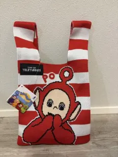 テレタビーズ　ニットトートバッグ　ラウンドワン限定　赤