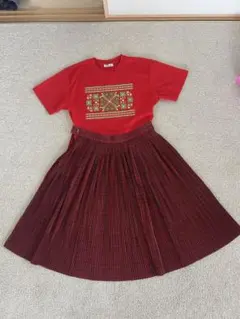Chacott Tシャツ &sistersスカートフォークダンス衣装大きいサイズのサムネイル