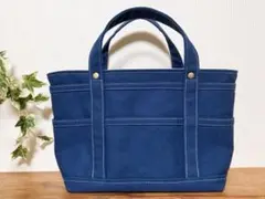 ポケットいっぱい♡ミニトートバッグ風ツールボックス♡ネイビー