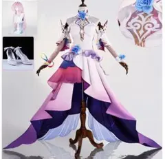 崩壊：スターレイル キュレネ コスプレ衣装 M ウィッグ 靴子23.5cm