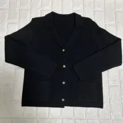 ［DHOLIC/ディーホリック］ジャケット　ニット　ブラック