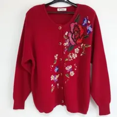 昭和レトロ カーディガン