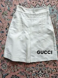 GUCCI グッチ パンツ チノパン ロゴ 金ロゴ - メルカリ
