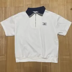 Honeys ハーフジップゆるトップス　Sのサムネイル