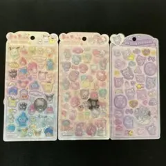 うるちゅるポップシール　サンリオ 3枚セット　ボンボンドロップ