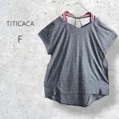 【TITICACA】　Tシャツ　ロープネック　エスニック　アジアン　ノームコアのサムネイル