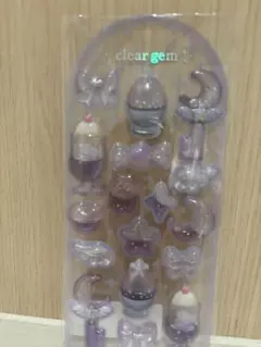 クリアジェムステッカー　ウォーターシール　クリアジェム　シール　クーリア