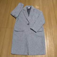 PLST グレー チェスターコート