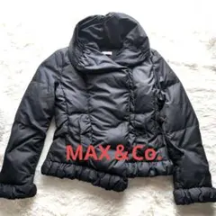 ダウンコート ダウンジャケット MAX&Co. ブラック ウィメンズ Max&Co.(マックス&コー) ダウンジャケット・コート(レディース