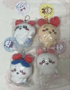 ちいかわ PUN。マスコットちいかわハチワレうさぎモモンガ - メルカリ