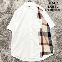 ブラックレーベルクレストブリッジ チェック ショートスリーブシャツ M 美品のサムネイル
