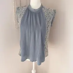 値下げ!! MISCHMASH レースプリーツノースリーブトップス