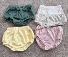 ベビー ボトムス ブルマ 4点まとめ売り70〜80