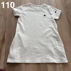 Champion 半袖ワンピース 110 ホワイト