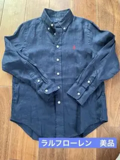 Polo Ralph Lauren 長袖シャツ 8サイズ ネイビー