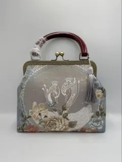 【ハンドメイド】がま口 ハンド バッグ #456