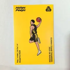 群馬クレインサンダーズ #1 コー・フリッピン HoopsPeeps ステッカー