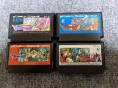 ファミコンRPGまとめ売り！エニックス　ドラゴンクエスト・Ⅱ・Ⅲ・Ⅳ　フルセット
