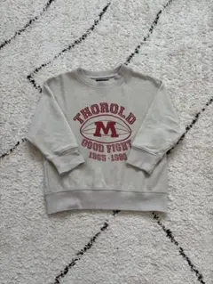 マーキーズ BIG FIELD ホフホワイト　スウェット100cm