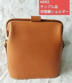 レア サンプルルーム【新品未使用】ヘルツ 双眼鏡ショルダー キャメル