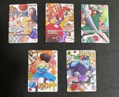 ラウンドワン ワンピースカード プロモ ルフィ サンジ チョッパー